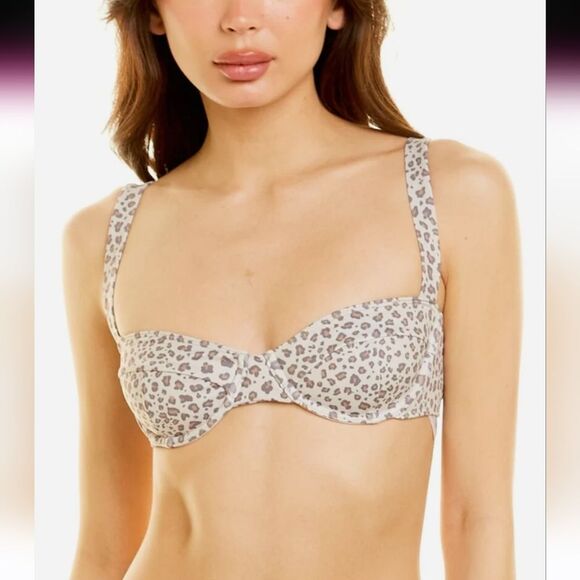 Charlie Holiday Leppard Print Bikini Size M - Picture 1 of 6